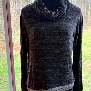 Laila Jayde Charcoal Cowl Neck Sweater